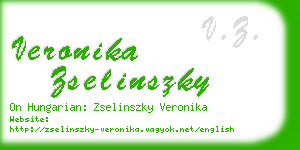 veronika zselinszky business card